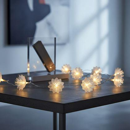 Obrázek z LED světelný řetěz - květy