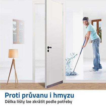 Obrázek z Lišta ke dveřím - hnědá