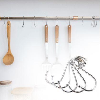 Obrázek z Nerezové háčky 5 ks - malé