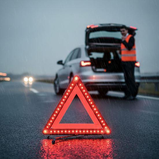 Obrázek z Výstražný trojúhelník s LED osvětlením