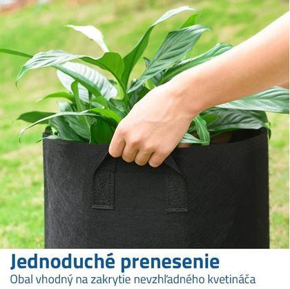 Obrázek z Textilní květináč - průměr 30 cm