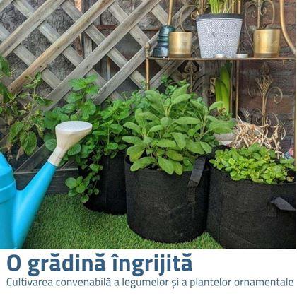 Obrázek z Textilní květináč - průměr 30 cm
