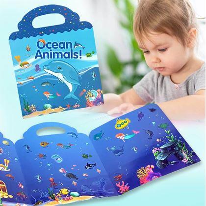 Obrázek z Kniha plná samolepek - oceán