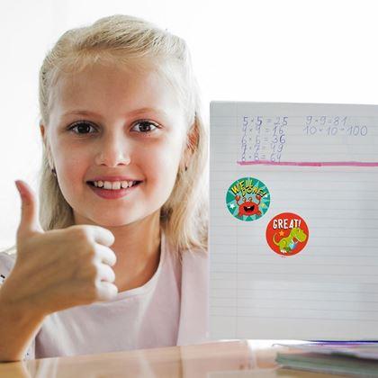 Obrázek z Motivační samolepky 500 ks