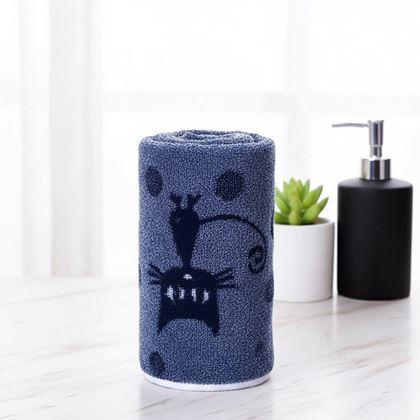 Obrázek z Ručník s kočkou 50x25 cm - modrý