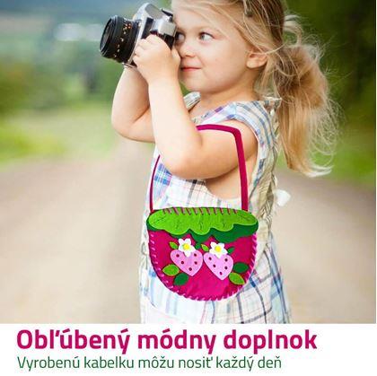 Obrázek z Sada na výrobu kabelky pro děti - jahoda