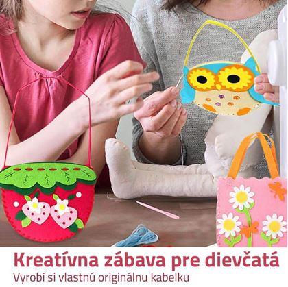 Obrázek z Sada na výrobu kabelky pro děti - jahoda