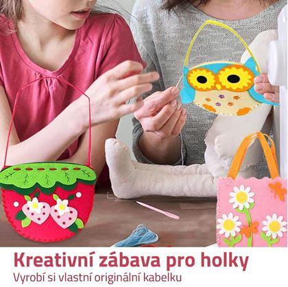 Obrázek z Sada na výrobu kabelky pro děti - jahoda