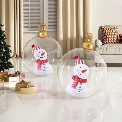 Obrázek z Nafukovací vánoční koule - sněhulák