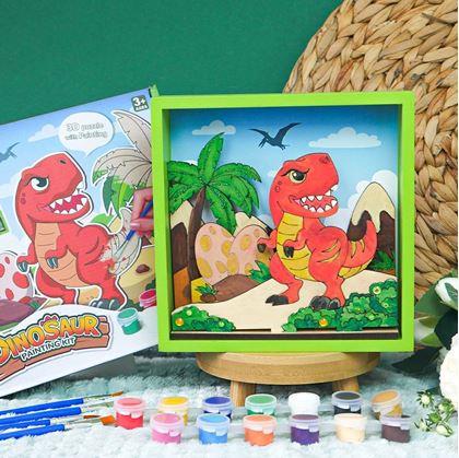 Obrázek z Sada na výrobu 3D obrázku - dinosauři