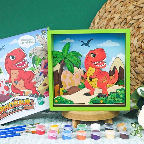 Obrázek z Sada na výrobu 3D obrázku - dinosauři