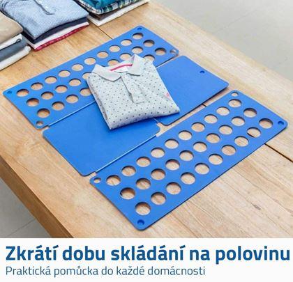 Obrázek z Deska na rychloskládání oblečení - červená