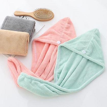 Obrázek z Rychleschnoucí turban na hlavu - růžový