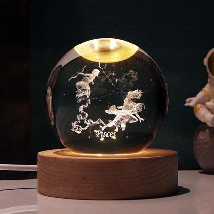 Obrázek z LED svítící koule znamení - Ryby
