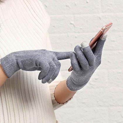 Obrázek z Rukavice pro smartphony - šedé