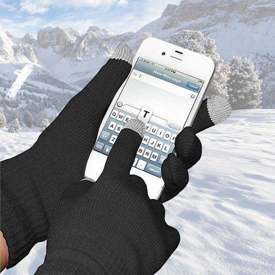 Obrázek z Rukavice pro smartphony - černé