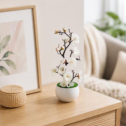 Obrázek z Umělá sakura v květináči - 30 cm
