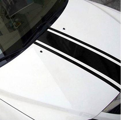 Obrázek z Samolepka na auto - pruhy - černé