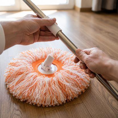 Obrázek Prachový mop s otočnou hlavicí o 360°