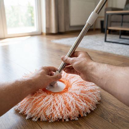 Obrázek z Prachový mop s otočnou hlavicí o 360°